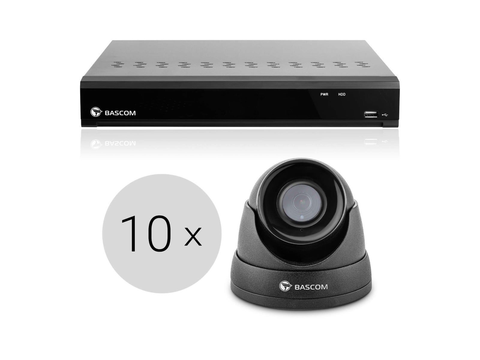 Kabelloses 10-Dome-System