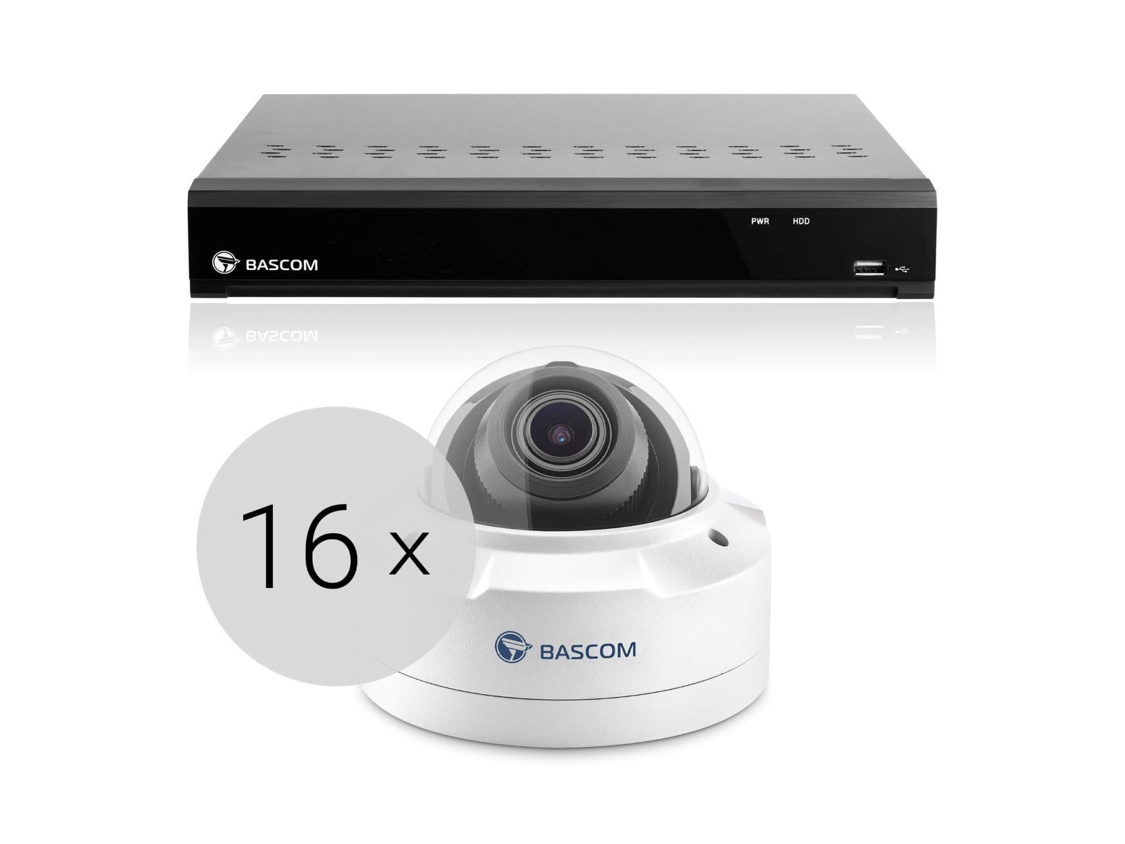 Kabelloses 16-Dome-System PLUS